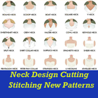 Neck Designs Cutting Stitching ícone