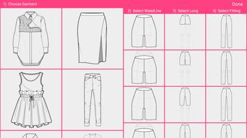 Fashion Design Flat Sketch - Fashion Designing App โปสเตอร์