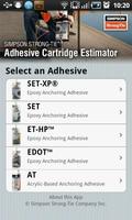 Adhesive Cartridge Estimator poster