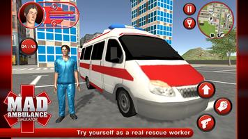 Mad Ambulance Simulator Affiche
