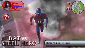 Bat vs Steel Hero screenshot 3