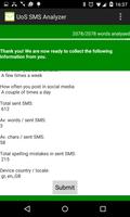 UoS SMS Analyser capture d'écran 3