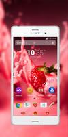 XPERIA ™ Strawberry Tema poster