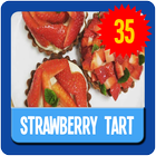 Strawberry Tart Recipes 📘 Cooking Guide Handbook ไอคอน