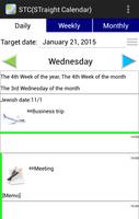 StraightCalendar plakat