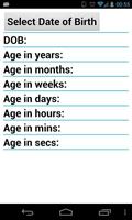 Age Calculator Affiche