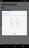 Age Calculator ภาพหน้าจอ 3