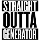 Straight Outta Generator ikona