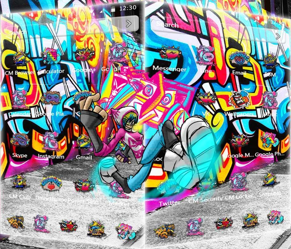 Street Graffiti Theme for Android - APK ...