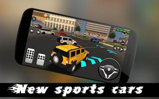 City Parking Sports Car Driving Test Simulator 3D capture d'écran 2