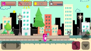 Super Cat vs City Enemies-best cat games Ekran Görüntüsü 3