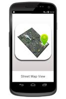 Street Map View Affiche