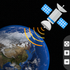Icona Mappe globali di Live Earth: localizzazione GPS