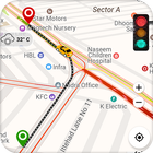 GPS Route Finder - Live Traffic, Maps Navigation icon