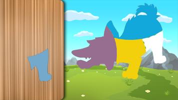 Assemble Animals: Shape Puzzle imagem de tela 3