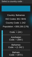 Country Phone Calling Codes Cartaz