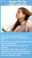 Hair Loss Tips & Tricks Guide capture d'écran 1