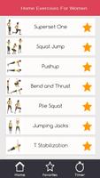 Home Workout Tracker For Women ポスター