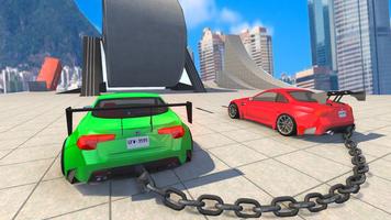 Chained 3D Cars Affiche