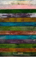 Colored wood 4K lock screen wallpaper capture d'écran 3