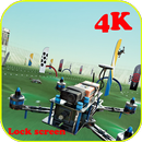 Drone racing 4K lock screen wallpaper APK
