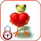 Frog jumping 4K lock screen wallpaper icon