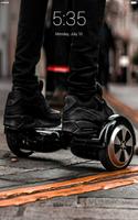 Hoverboard electric segway 3D lock screen capture d'écran 2