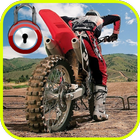 Motocross extreme ride 4K lock screen icône