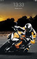 Super sportbike 4K lock screen poster