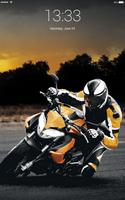 Super sportbike 4K lock screen पोस्टर