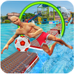 Stunt Dash Run - Water Park Game