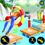 Stuntman Water Running Game APK