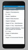 Class 11 Chemistry Notes تصوير الشاشة 1