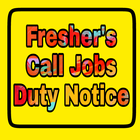 Fresher Call job's For Duty Notice-icoon