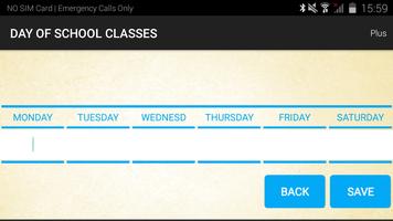 Student Schedule Free imagem de tela 2