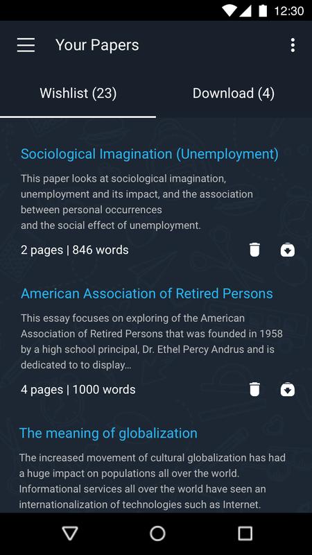english essay topics samples to go studentshare for android apk studentshare screenshot english essay topics samples to go
