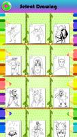 Coloring Book Anime स्क्रीनशॉट 1