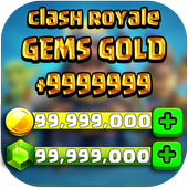 gems for clash royale prank icon