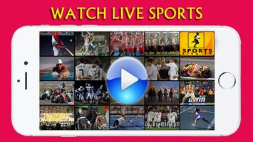 Live Sports TV Streaming HD پوسٹر