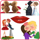 Kiss Me Day Emoji Love Stickers APK