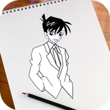 Learn To Draw Detective Conan ícone
