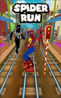 Spider Subway Adventure Rush Run 2018 Affiche