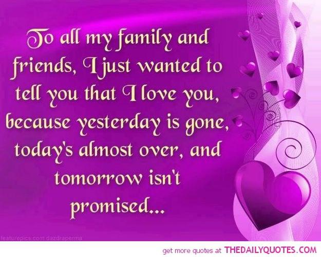 I Love My Family And Friend Card Set Royalty Free Vector