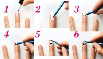 Nail Art Step By Step โปสเตอร์