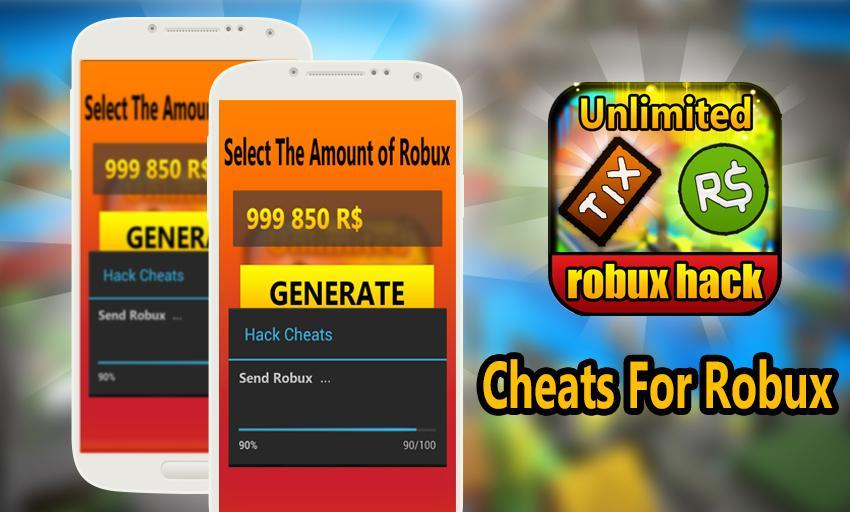 Cheats Free Robux And Tix For Roblox Prank For Android Apk Download - roblox hacked cheats