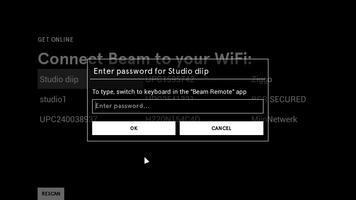 Beam WiFi Setup screenshot 2