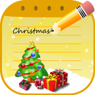 Christmas notepad icono