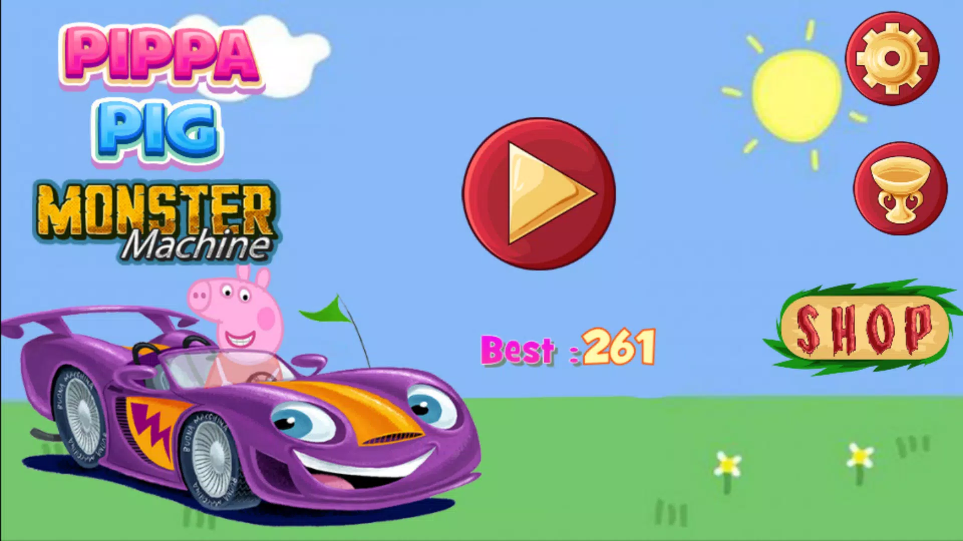 Peppa Pig Monster Machines 4X4 Hill Racing game APK for Android Download