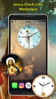 Jesus Clock Live Wallpaper capture d'écran 1