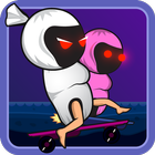 Pocong Skateboard Zeichen